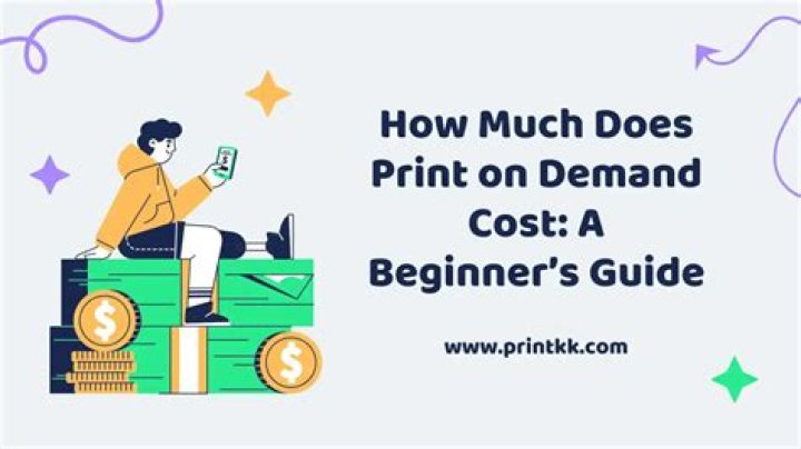 How much does print on demand cost?