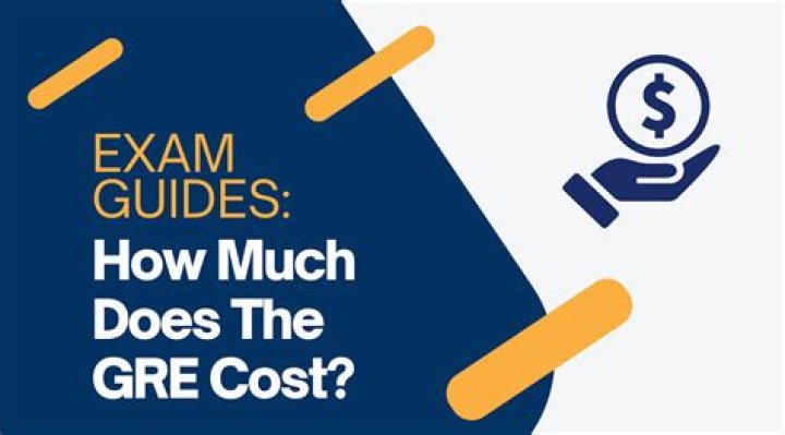 How much does the GRE test cost?