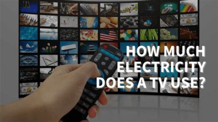 How much electricity does a TV use when off?