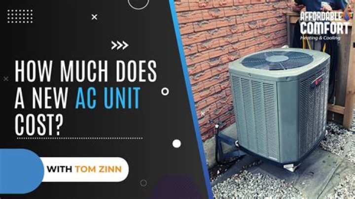 How much is a AC unit for a house?