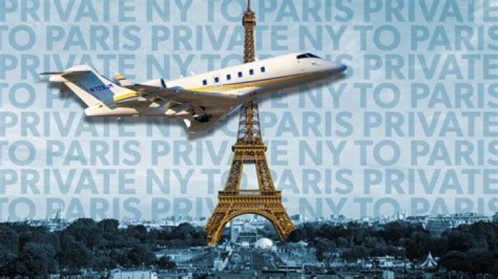 How much is a private jet from New York to Paris?
