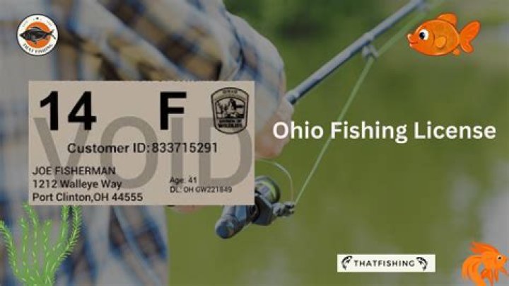 How much is an Ohio fishing license 2019?