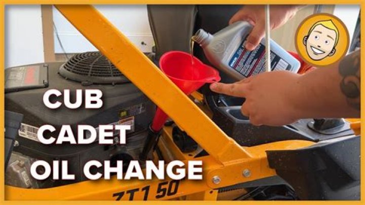 How much oil does a Cub Cadet?