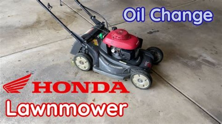 How much oil does a Honda lawn mower take?