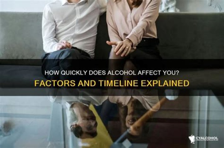 How quickly does alcohol affect you?