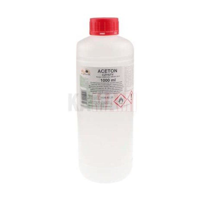 Is acetone safe on aluminum?