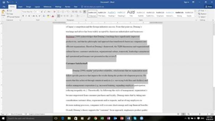 Is APA double spaced?