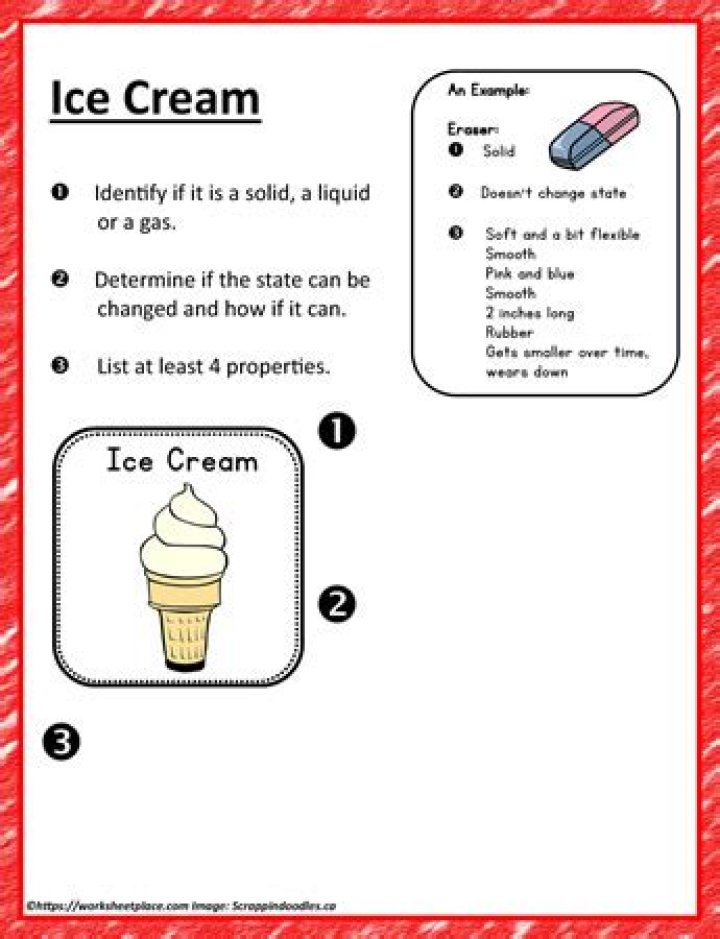 Is ice cream a solid or liquid?