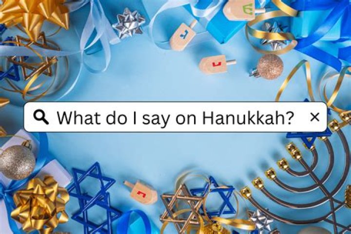 Is it OK to say Happy Hanukkah?
