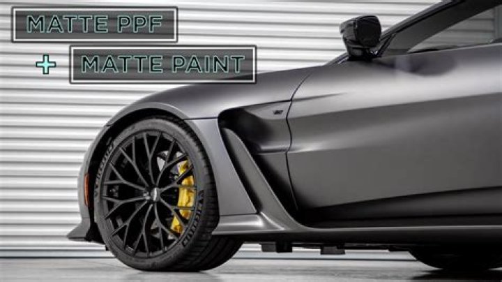 Is matte paint good for cars?