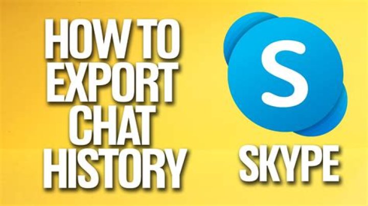 Is Skype chat history stored online?