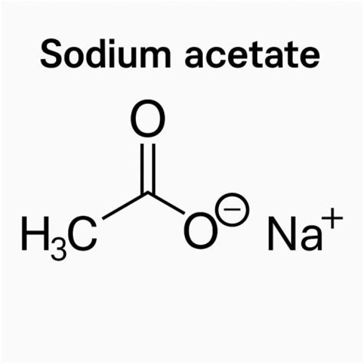 Is sodium acetate the same as acetic acid?