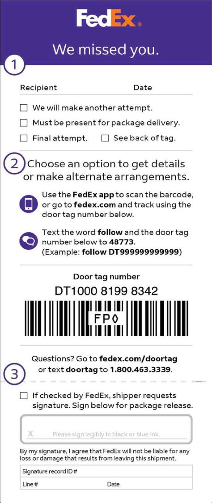 Is there a same day delivery for FedEx?
