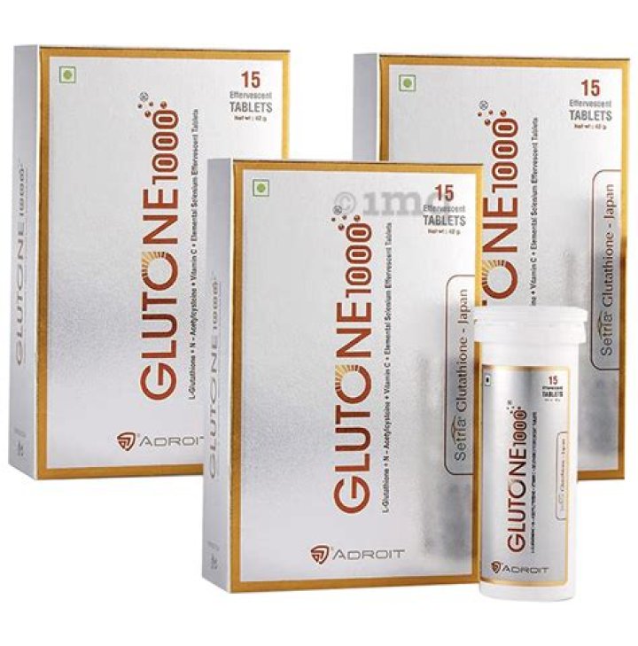 Is there any side effects of Glutone 1000?