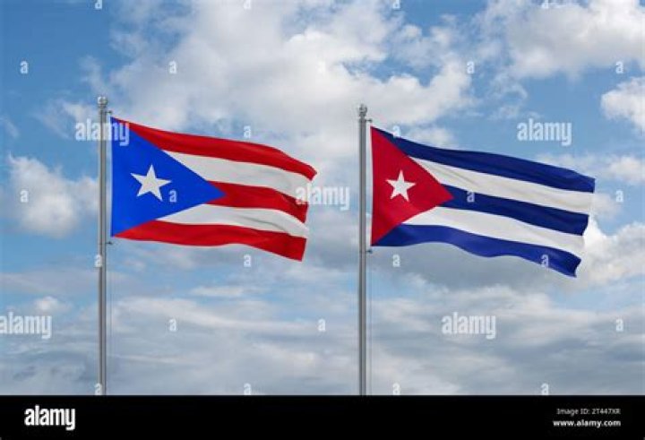 What's the difference between a Puerto Rican flag and Cuban flag?