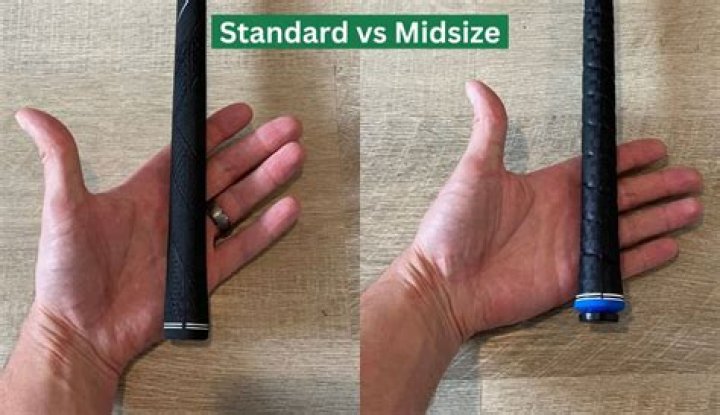 What's the difference between standard and midsize golf grips?