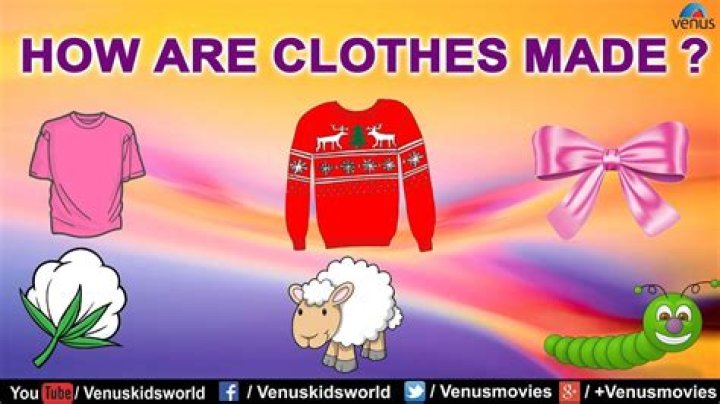 What are clothes made from?