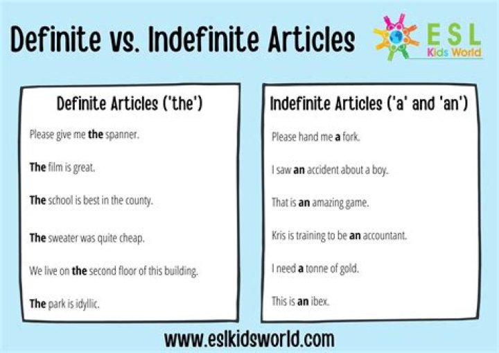 What are definite and indefinite verbs?