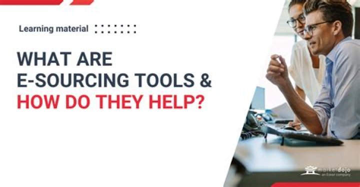 What are e sourcing tools?