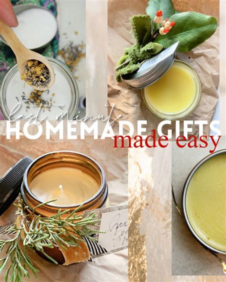 What are good homemade gifts?