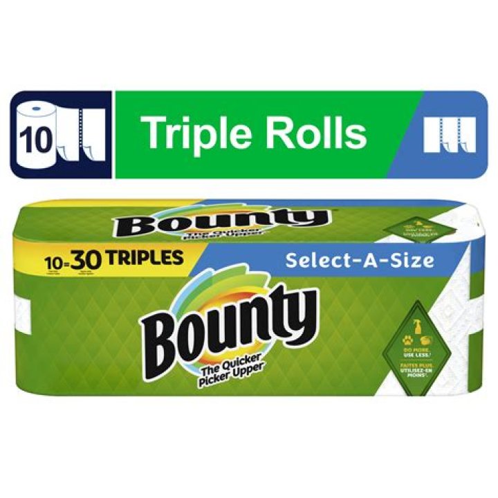 What are in Bounty paper towels?