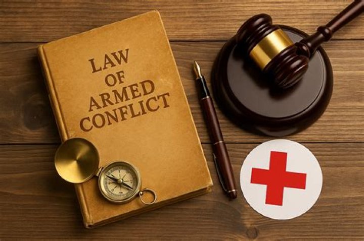 What are one of the basic principles of the law of armed conflict?