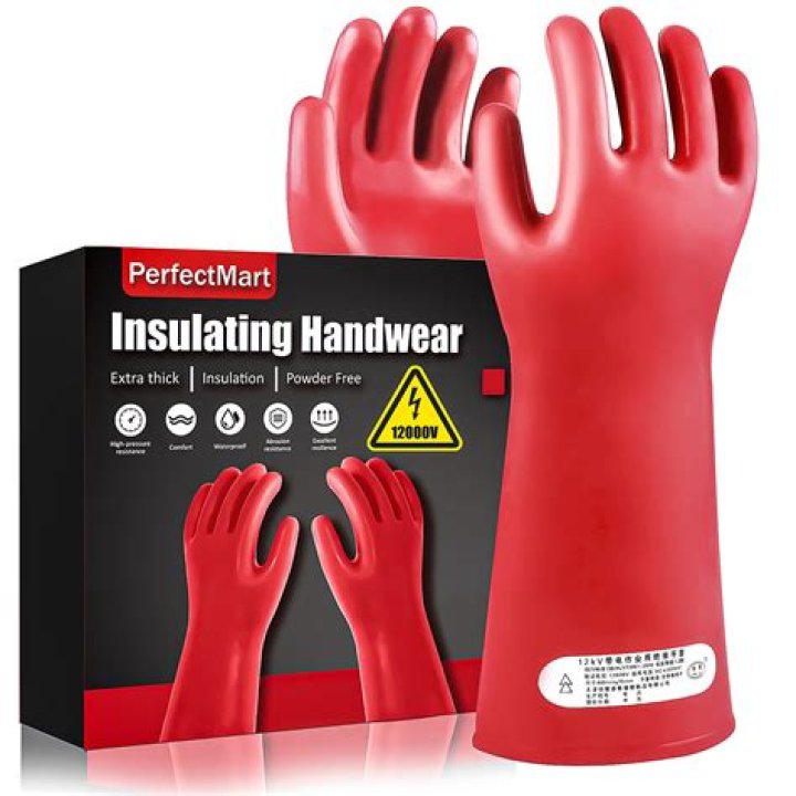 What are protective gloves made of?