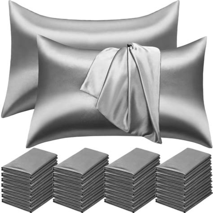 What are satin pillow cases made of?