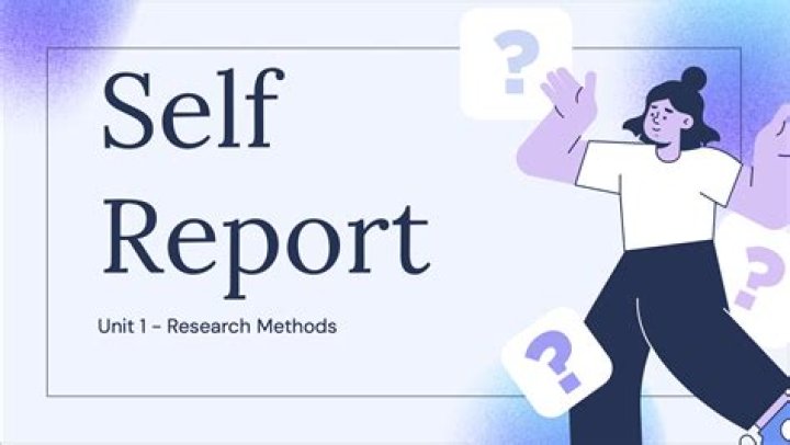 What are self report measures of personality?