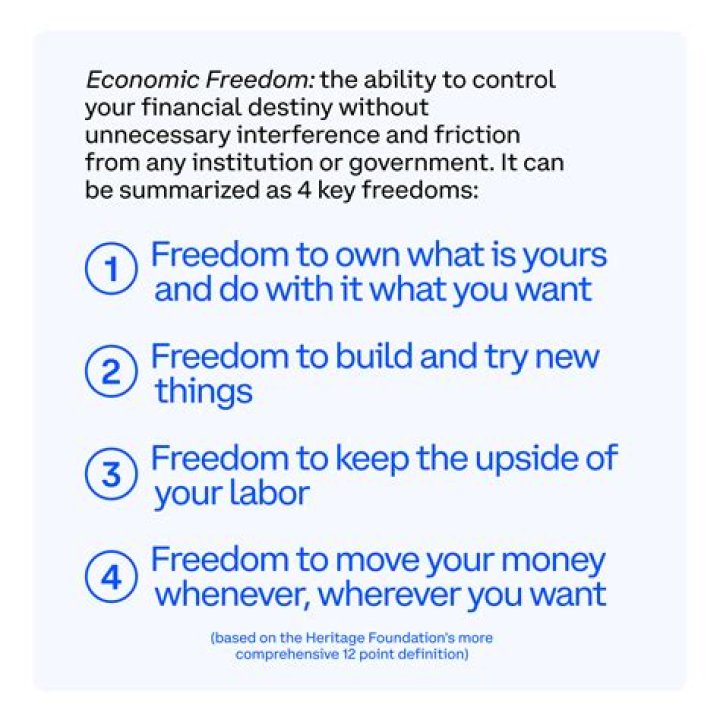 What are some examples of economic freedom?