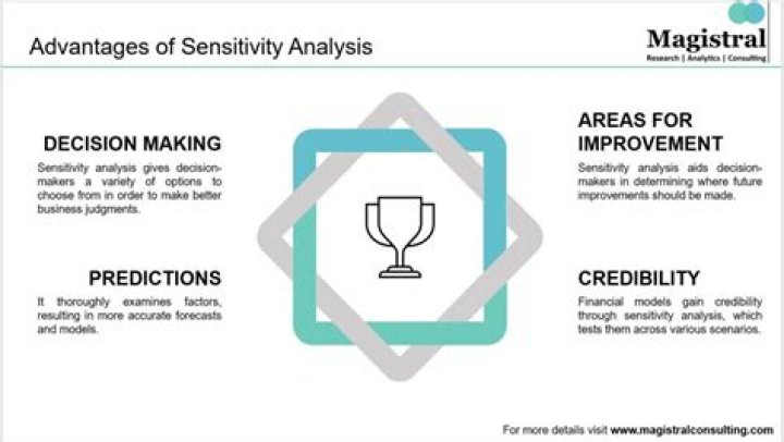 What are the advantages of sensitivity analysis?