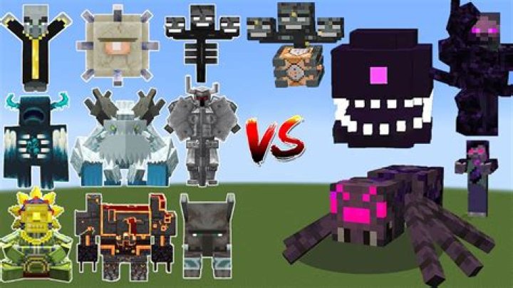 What are the bosses in Minecraft?