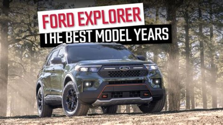 What are the different types of Ford Explorers?
