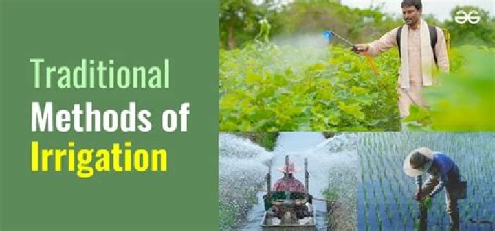 What are the disadvantages of traditional methods of irrigation?
