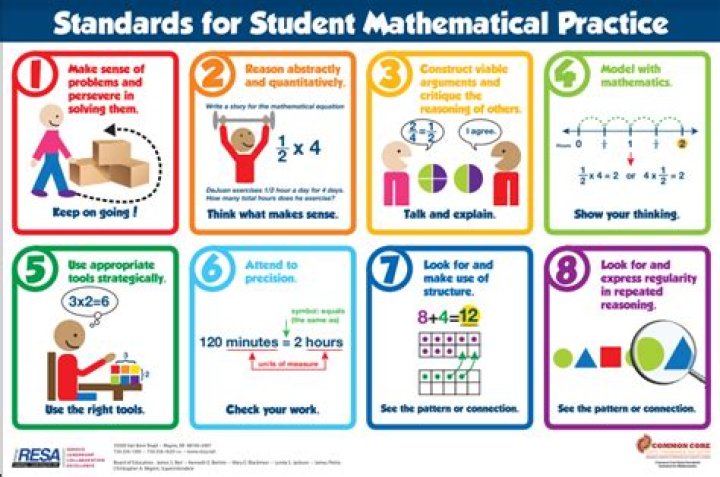 What are the standards for mathematical practices?