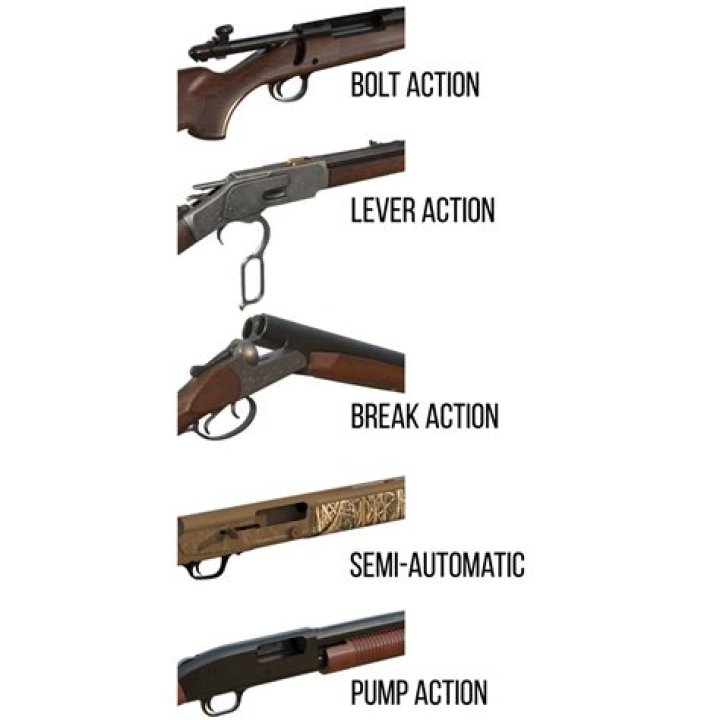 What are the two basic styles of firearm actions?