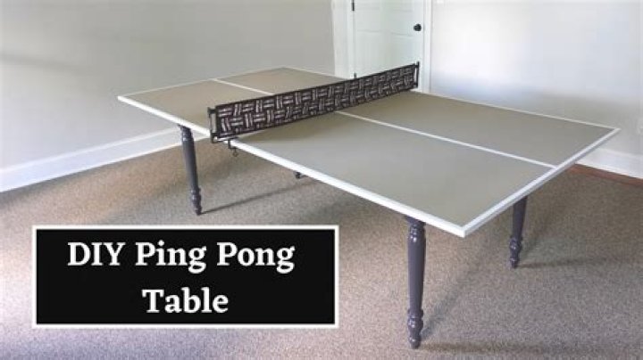 What can I use to clean my ping pong table?
