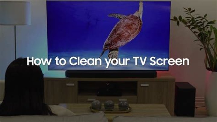 What can I use to clean my smart TV screen?