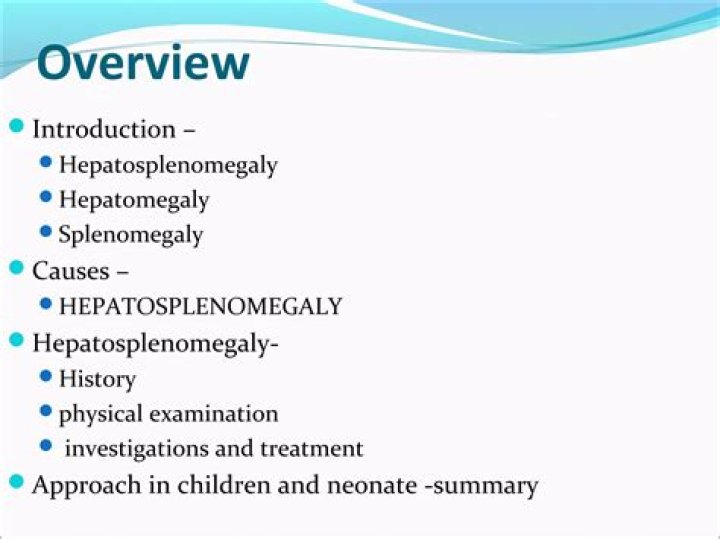 What causes hepatomegaly and splenomegaly?