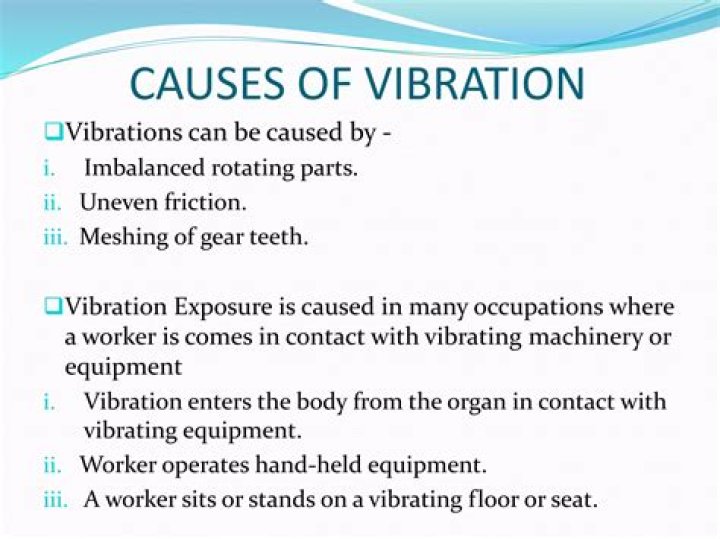 What causes vibration in motorcycle?