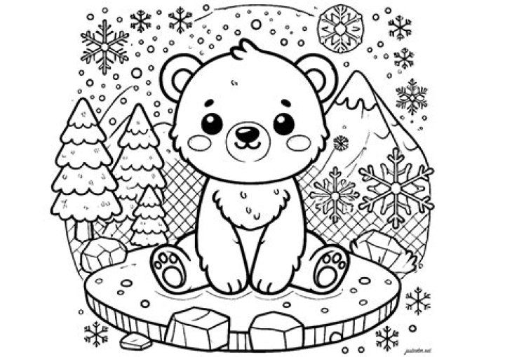 What color are baby polar bears?