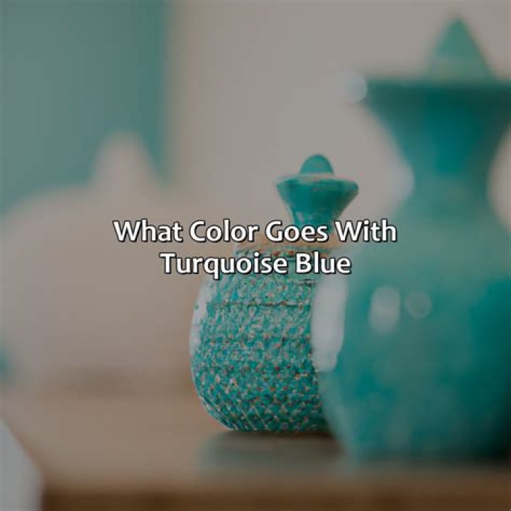 What color goes with Caribbean blue?