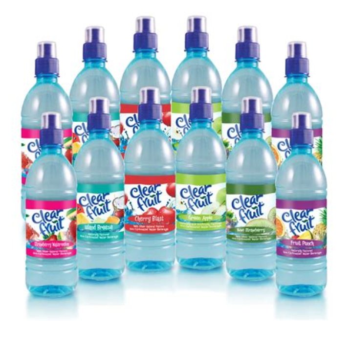 What company makes clear fruit water?