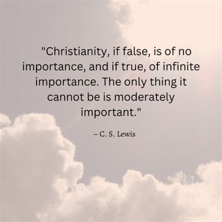 What did CS Lewis say about Christianity?
