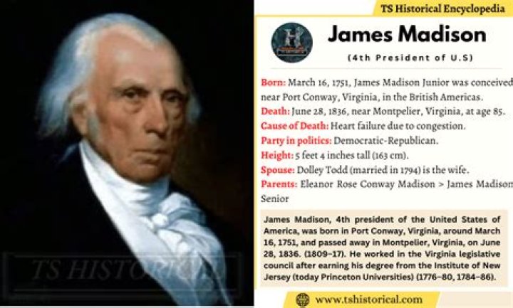 What did James Madison call early political parties?