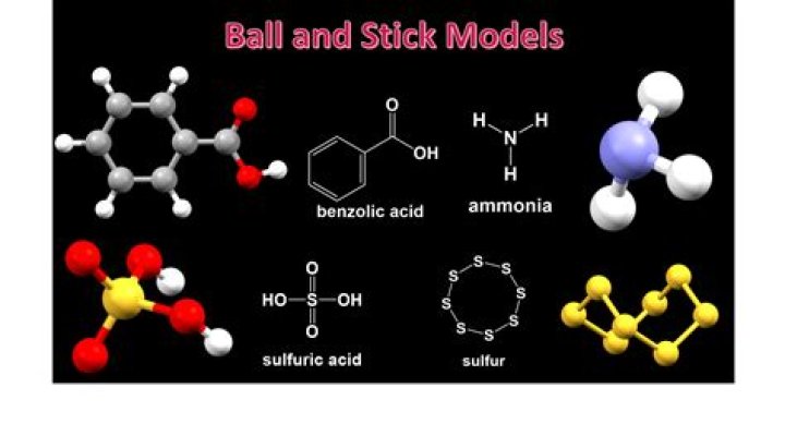 What do ball and stick models help us visualize?