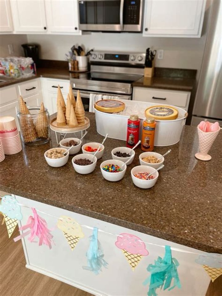What do I need for ice cream social?