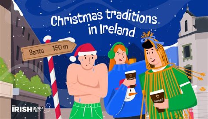 What do Irish people do on Christmas Day?