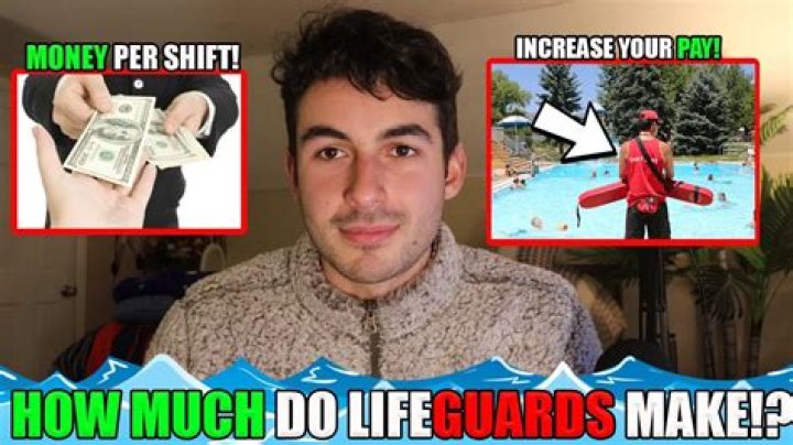 What do lifeguards make an hour?