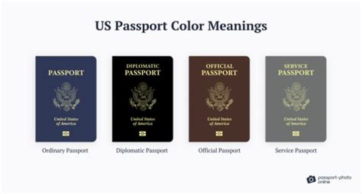 What do the different color passports mean?